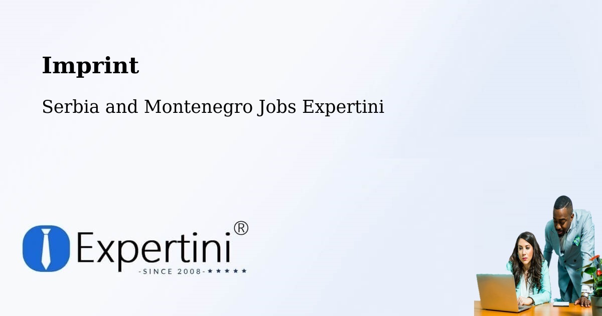 Imprint – Claresholm - Serbia and Montenegro Jobs Expertini