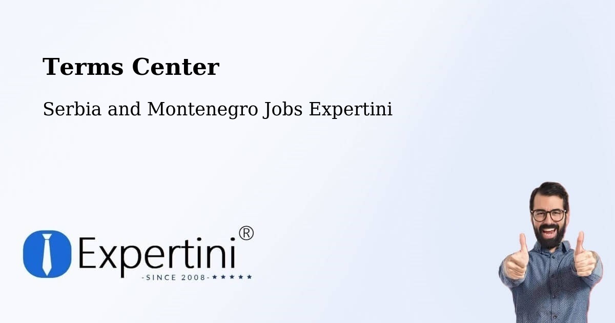 Terms of Service – Claresholm - Serbia and Montenegro Jobs Expertini